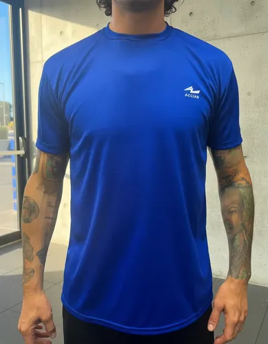 Remera Deportiva De Hombre Accias Gym Running Lisa