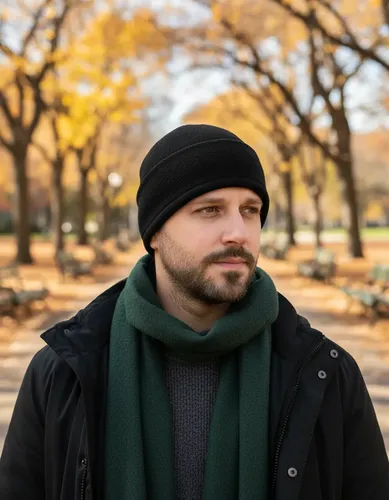 Gorro Rocky Polar Termico Para Hombre Accias Negro Un Lisa